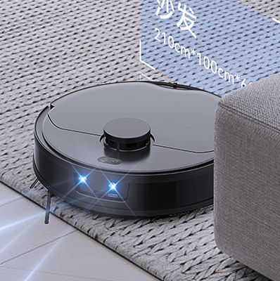 Up To 180 Minutes Battery Life Robot Vacuum Cleaner With Anti Drop Technology
