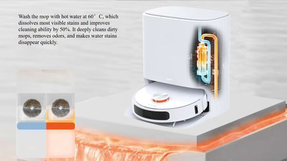 AI LINE LASER LDS ROBOT VACUUM CLEANER WITH ALL FUNCTION ROTARY MOP