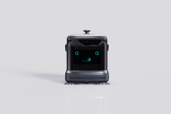 Commercial Robot Floor Cleaner With Base Station Discharge Water