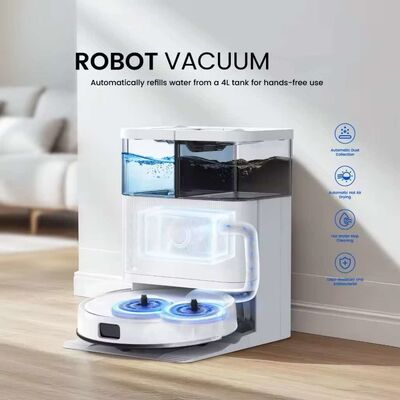Auto Rotary Mop Robot Vacuum Cleaner With Obstacle Detection Self Wash Mop OEM
